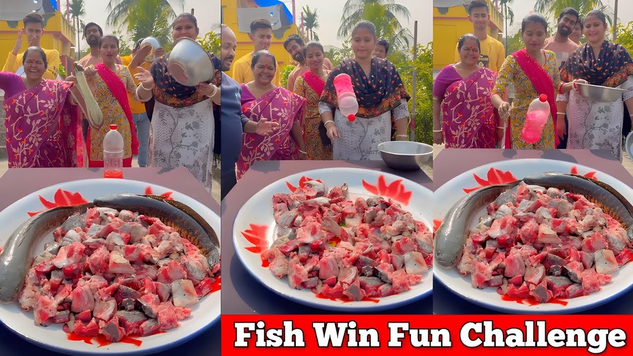 Bottle Flip Game – Fish Winning Luck Test Challenge 🔥| মাছ ধরার মজার চ্যালেঞ্জ 😛/ SK Challenge Video