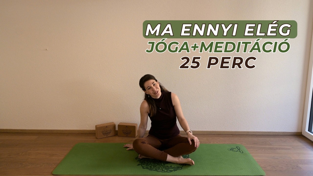 Lassú, jóleső nyújtózás + rövid meditáció | 25 perc