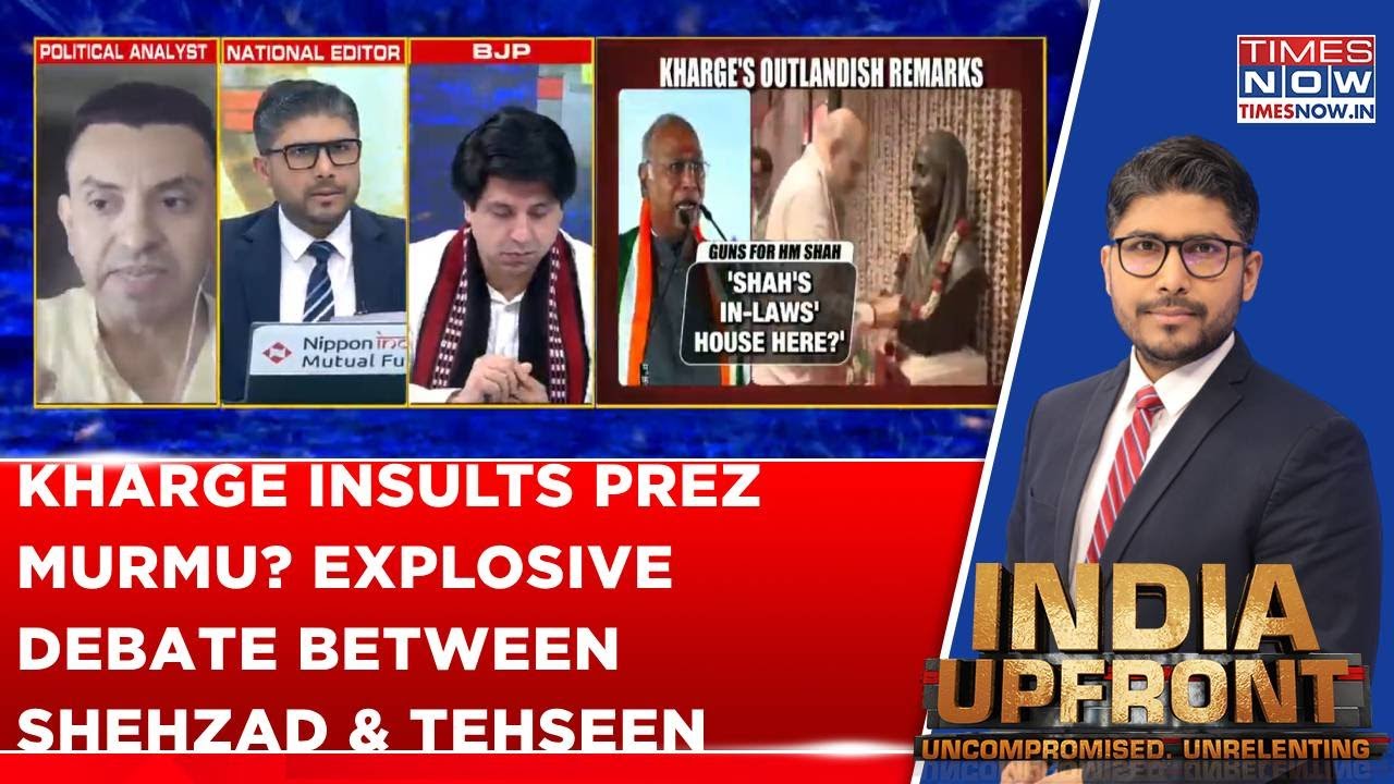 Shehzad Poonawalla's Big Attack On Congress For 'Insulting Women, Tribals..'; Tehseen Defends Kharge