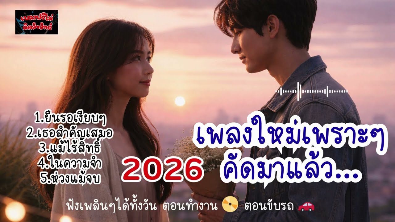 รวมเพลงใหม่เพราะๆคัดมาแล้ว   20 เพลง 💔#โอบกอดตัวเอง #เพลงฮีลใจ #กำลังใจให้ตัวเอง#เพลงฟรีไม่ติดลิขสิ