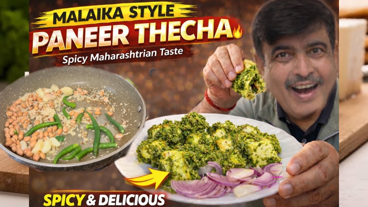 Restaurant Style Paneer Thecha 🔥 | Spicy Maharashtrian Recipe