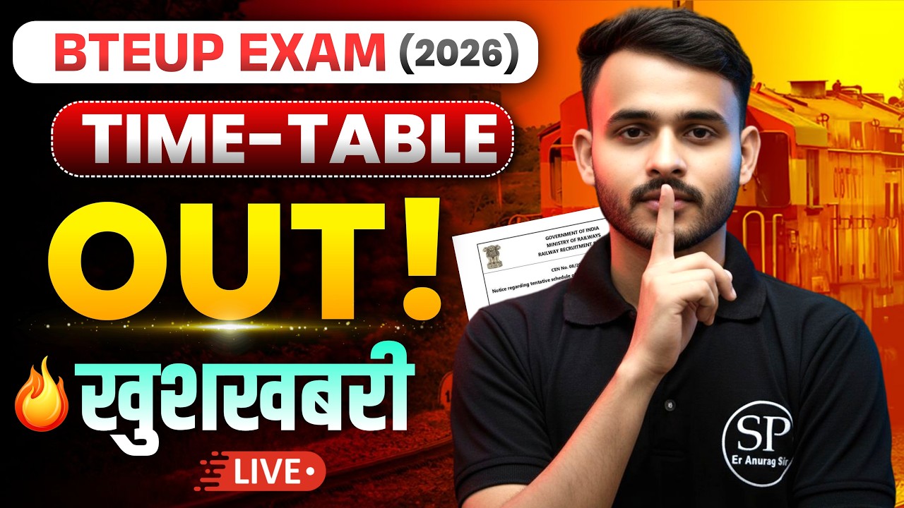 🔥 BTEUP SEMESTER EXAM || 🗓️ TIME TABLE OUT 😱 || सब समझ लो 🤔@SemesterPointbyAnuragSir