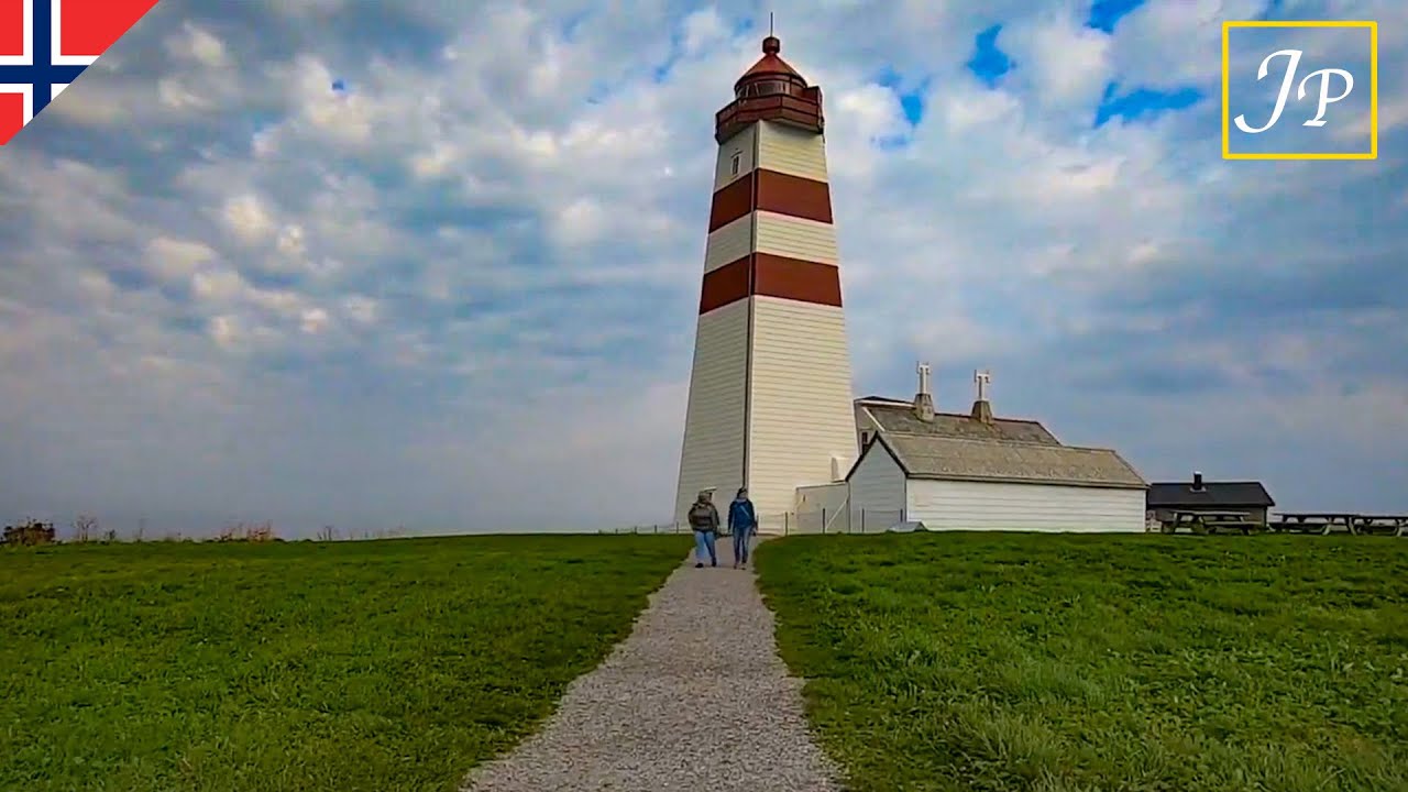Scenic Lighthouse - Alnes Fyr Lighthouse - Godøy Island, Romsdal County, Norway