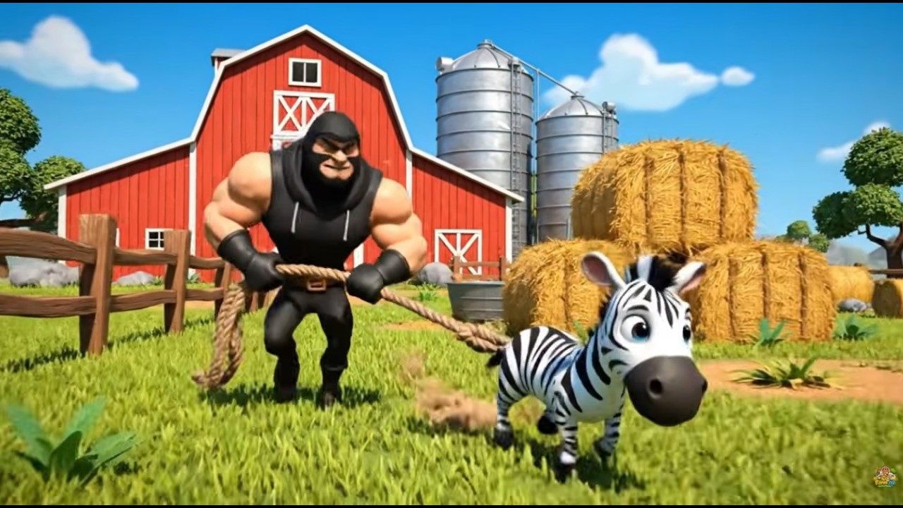 Thief in Old MacDonald's Farm!🐥 EP-19 | Funny Farm Cartoon for Kids | Sneaky Thief & Surprise Chicks