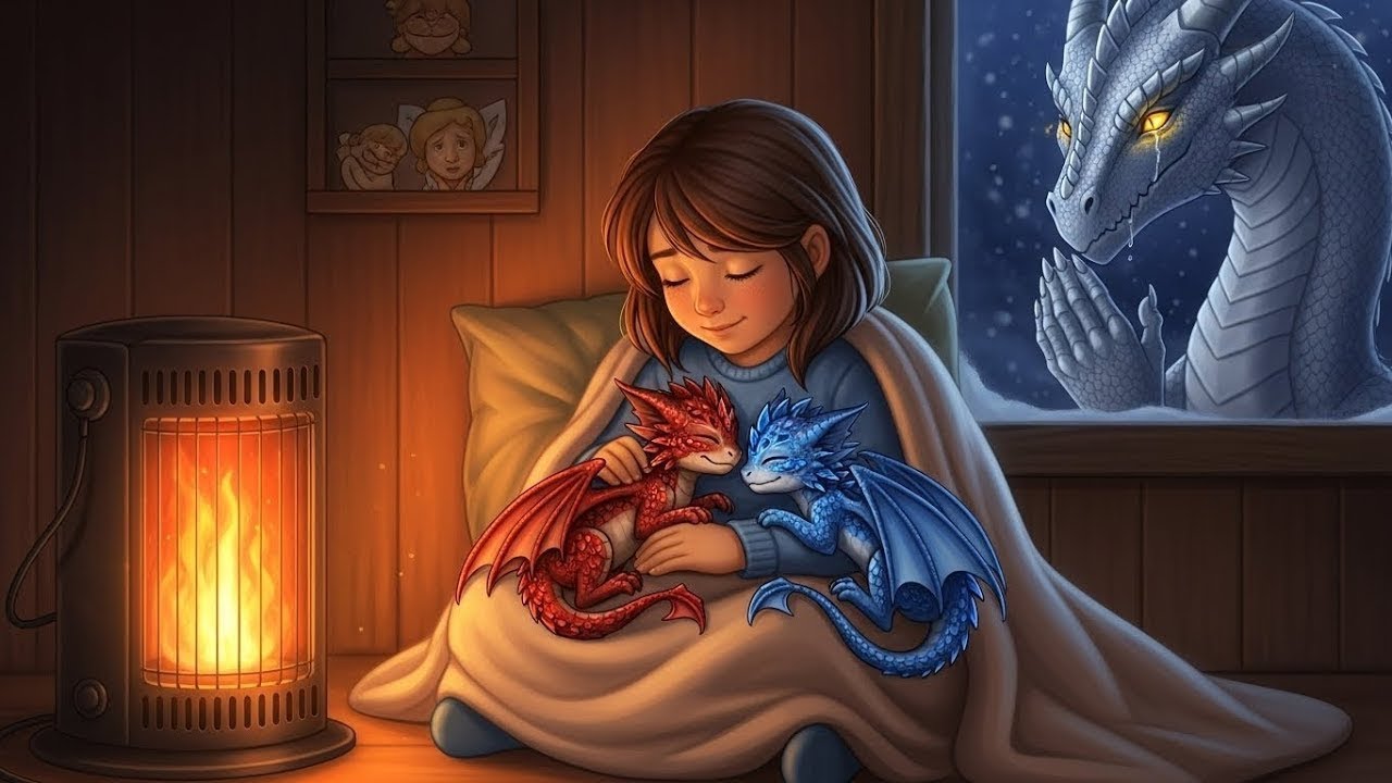 A Small Human Girl Sheltered Two Freezing Baby Dragons—At Dawn, the Emperor Came to Bless Her Hom