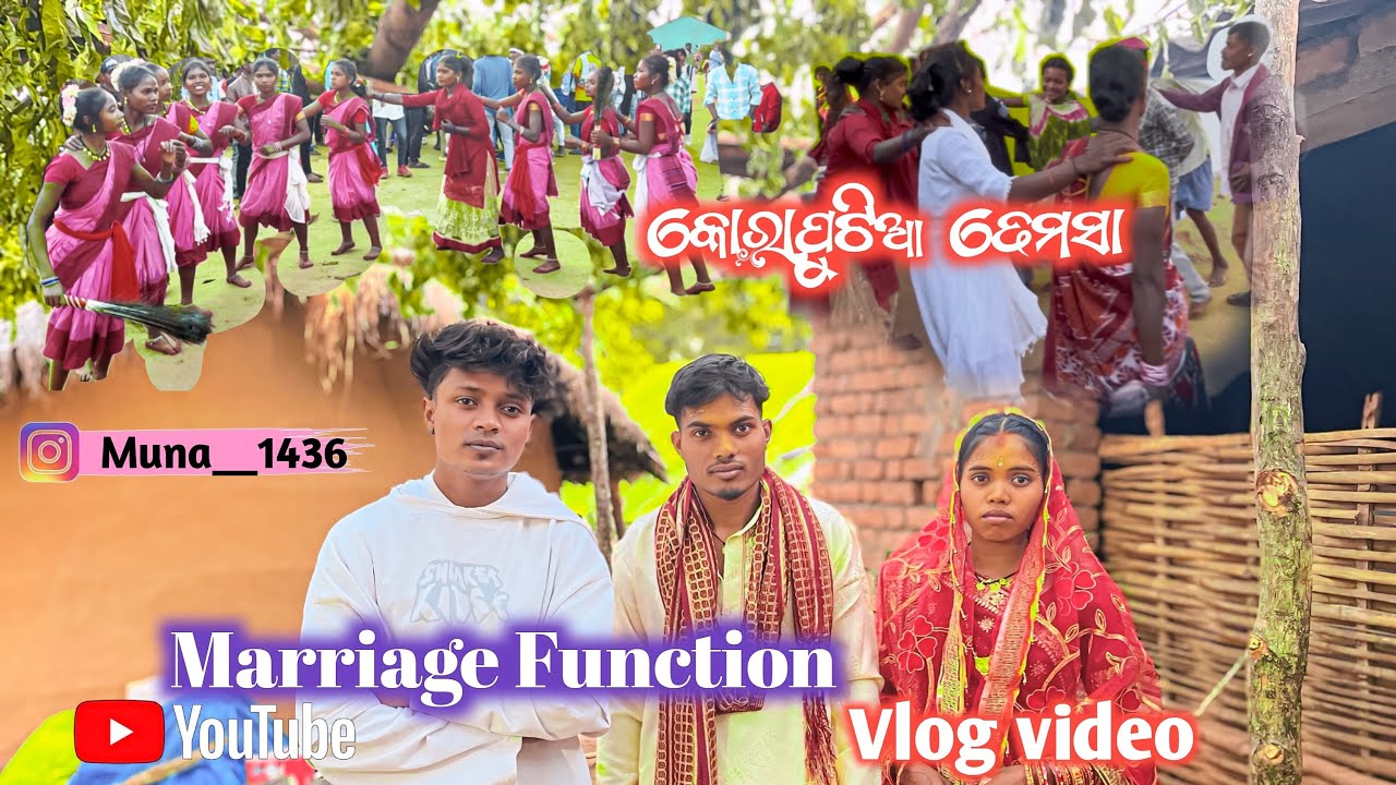 Marriage Function 🥰 କରାଫୁଟିଆ 😇 Demsa Vlog #koraputiav log #koraputiademsa ##trending 