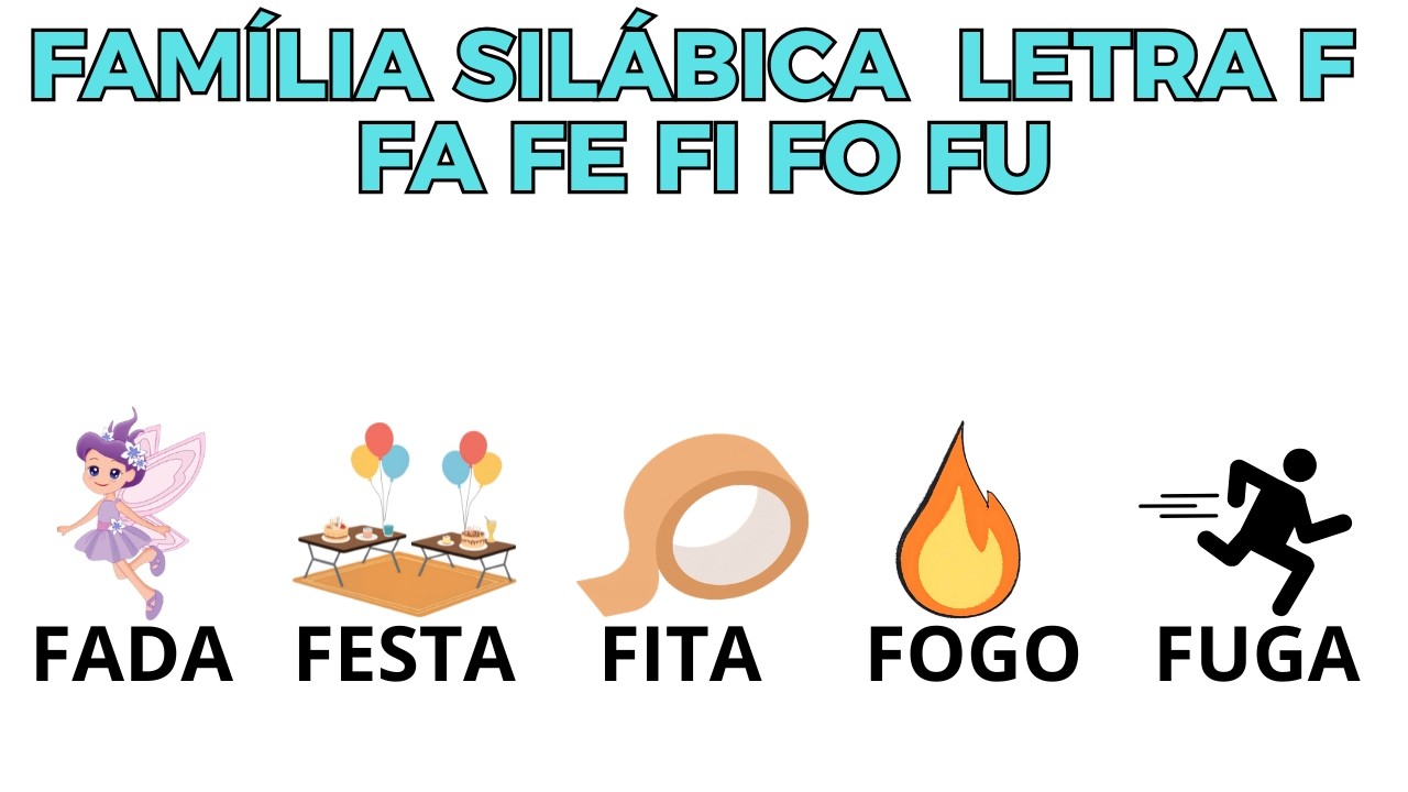 Família Silábica da Letra F | Aprenda FA FE FI FO FU / Mundo Encantado Kids #aprender #canalkids