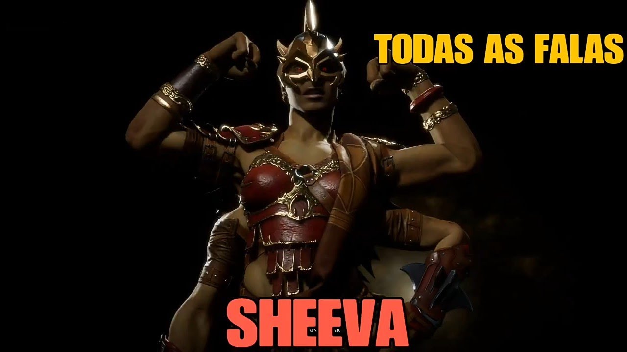 MORTAL KOMBAT 11 ULTIMATE TODAS AS FALAS DA SHEEVA (DUBLADO PT-BR)