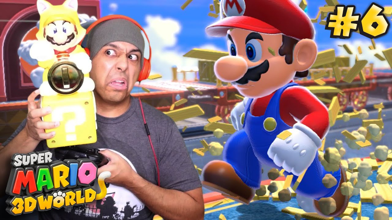 USING A GIANT AMIIBO!! [SUPER MARIO 3D WORLD] [#06]