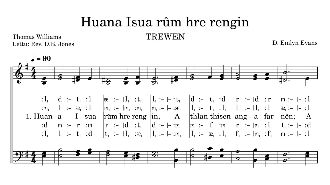 KHB 195 | Huana Isua Rum Hre Rengin | TREWEN | Thluk 2 | A Capella