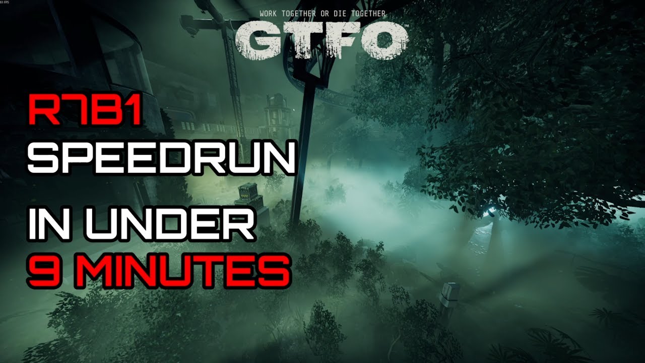 [GTFO] Скоростное прохождение — R7B1 за 8:25 [Мировой рекорд]