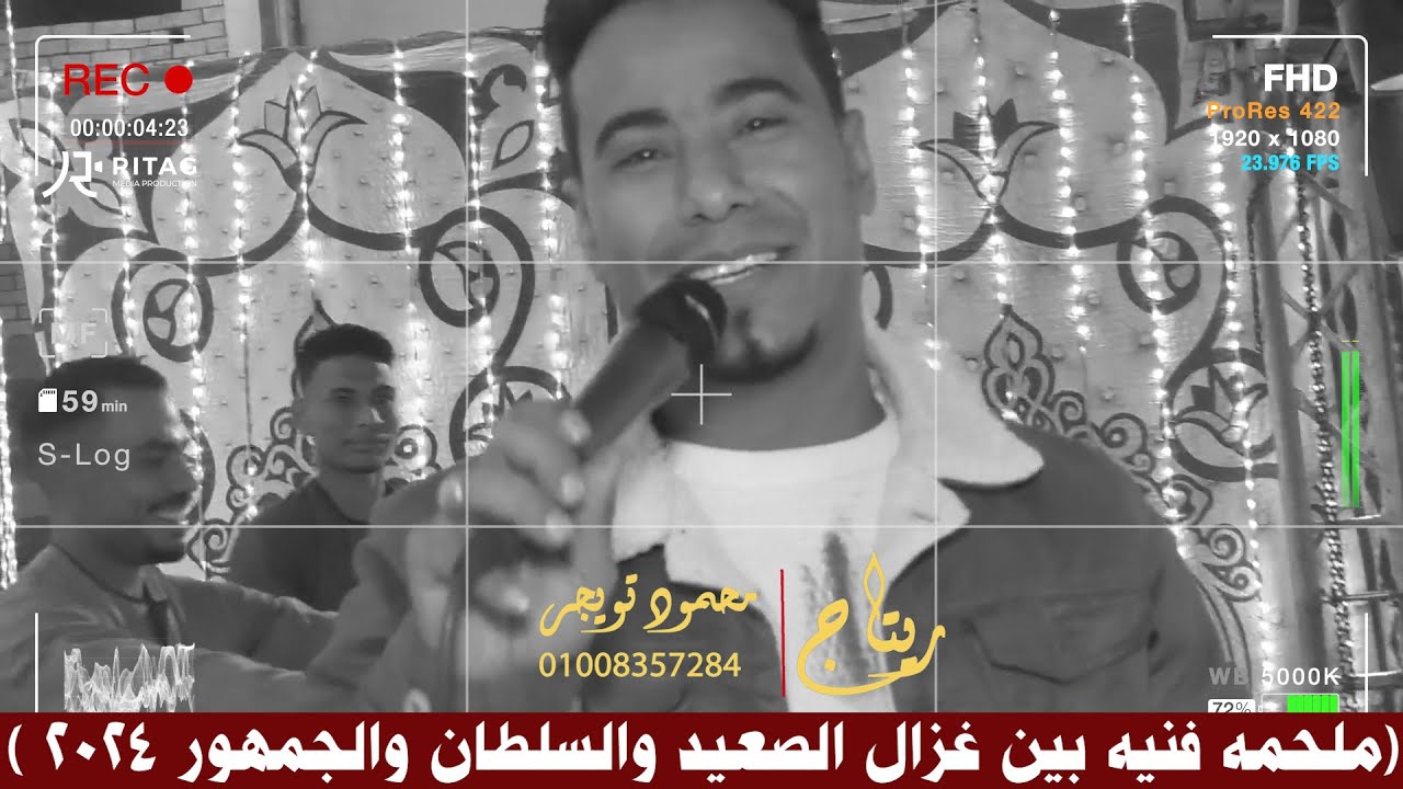 ملحمه فنيه بين غزال الصعيد والسلطان والجمهور 2024 فرحة شريف حسن العرابده النواهض