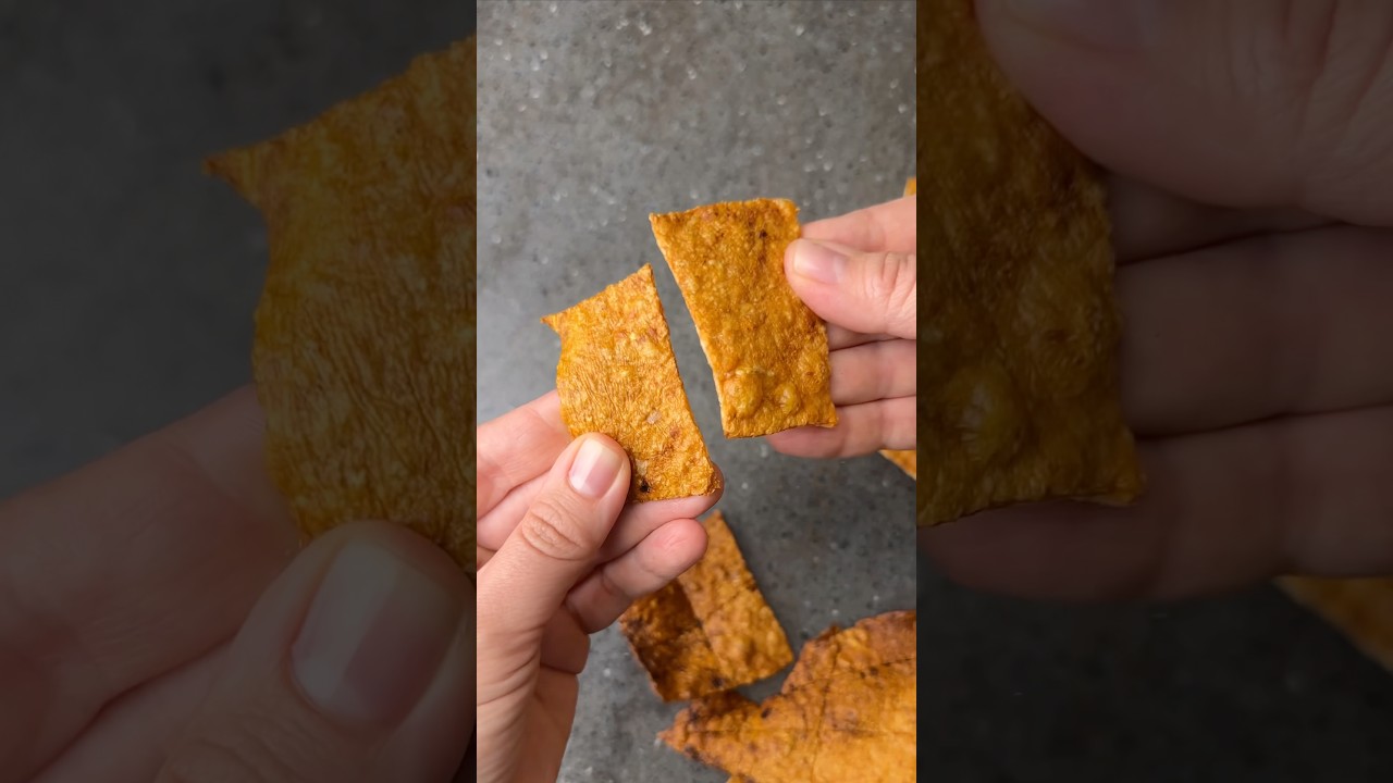 You've NEVER had chicken like this before. High-Protein Chicken Chips!🍗