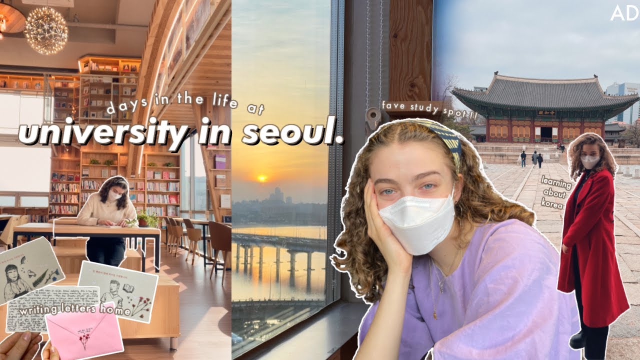Cosy Day in the Life of a Uni Student in Seoul 💌 i love learning!! | ad
