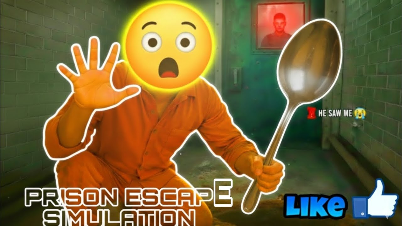 CAN I ESCAPE THE PRISON FROM A SPOON? | PRISON ESCAPE SIMULATOR