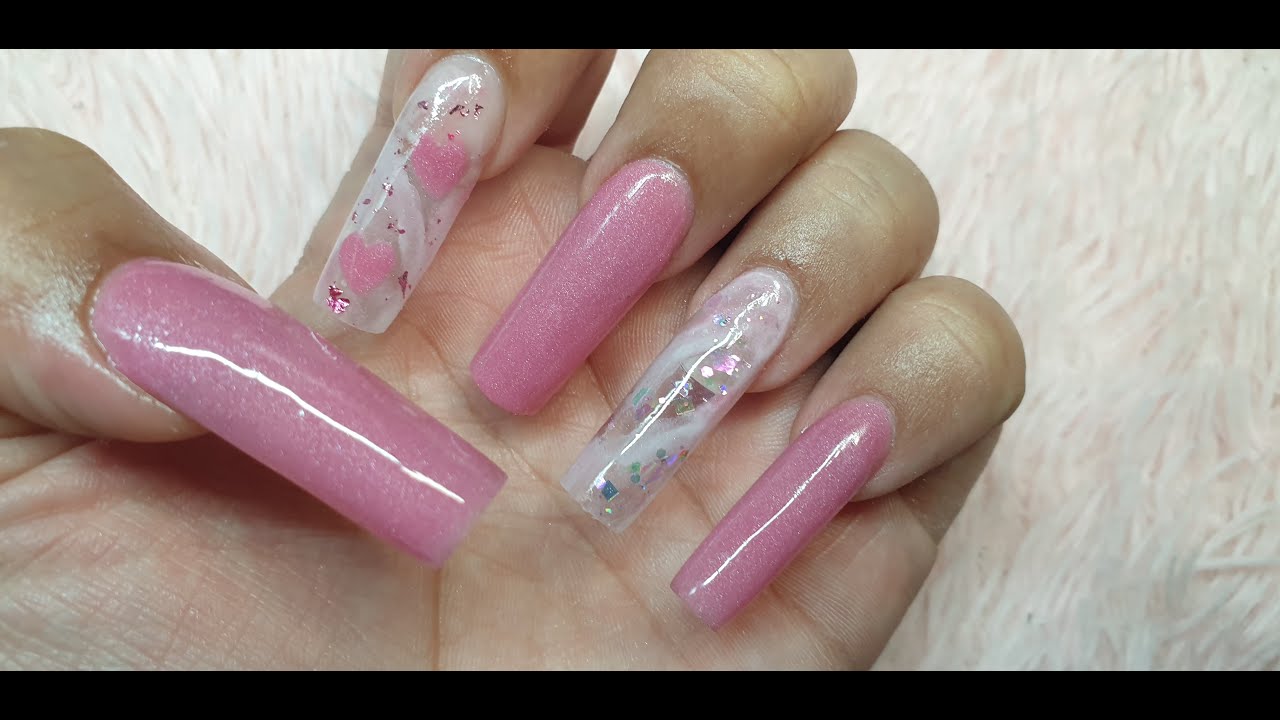 How to do pink|valentines day|nail design