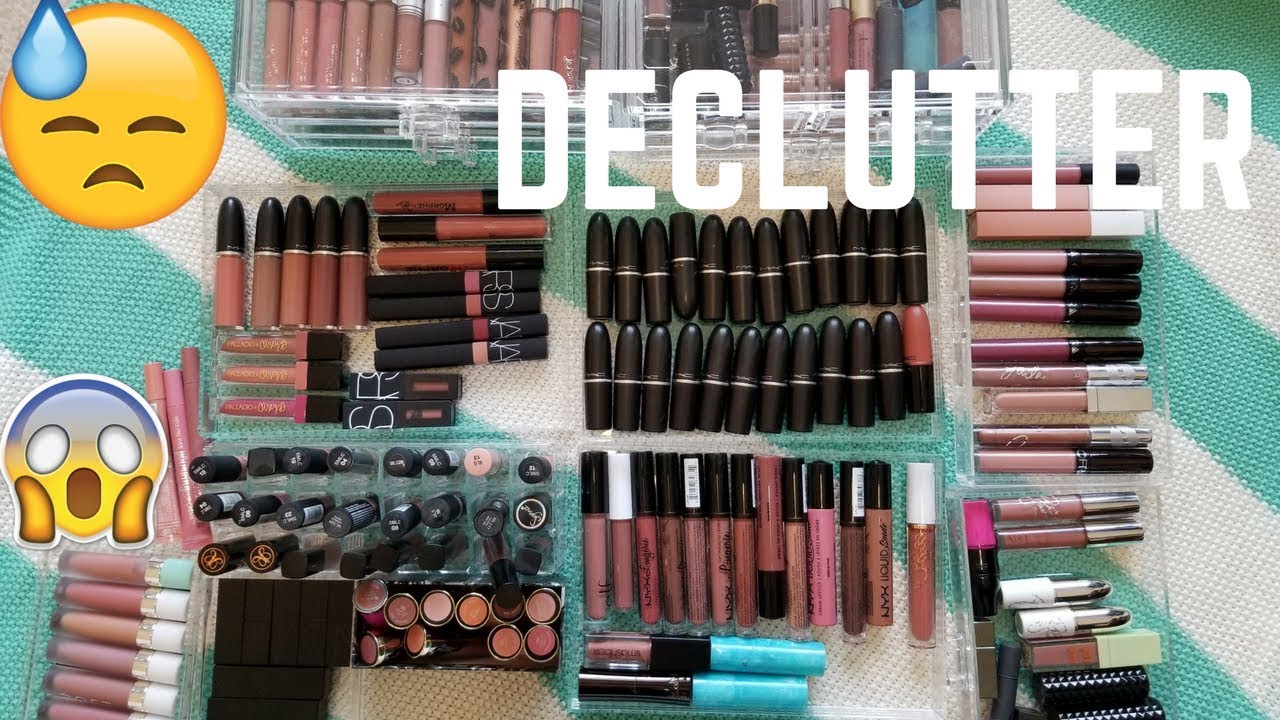 LIPSTICK COLLECTION DECLUTTER 🙈💄 180+ LIPSTICKS