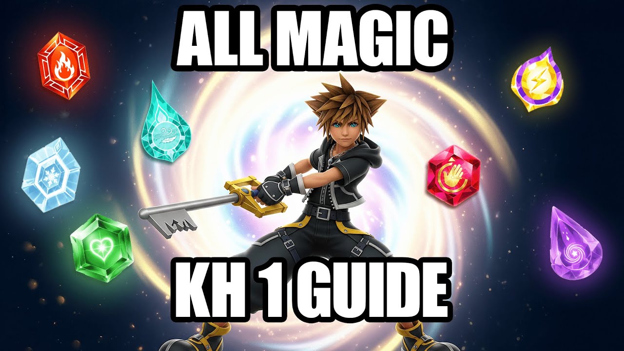 How To Get Every Magic Spell in Kingdom Hearts 1!