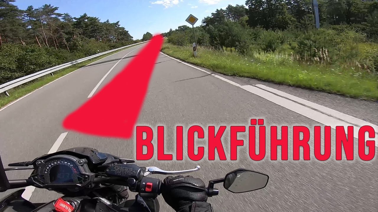 MOTORRADUNFALL VERMEIDEN: BLICKFÜHRUNG EINFACH ERKLÄRT