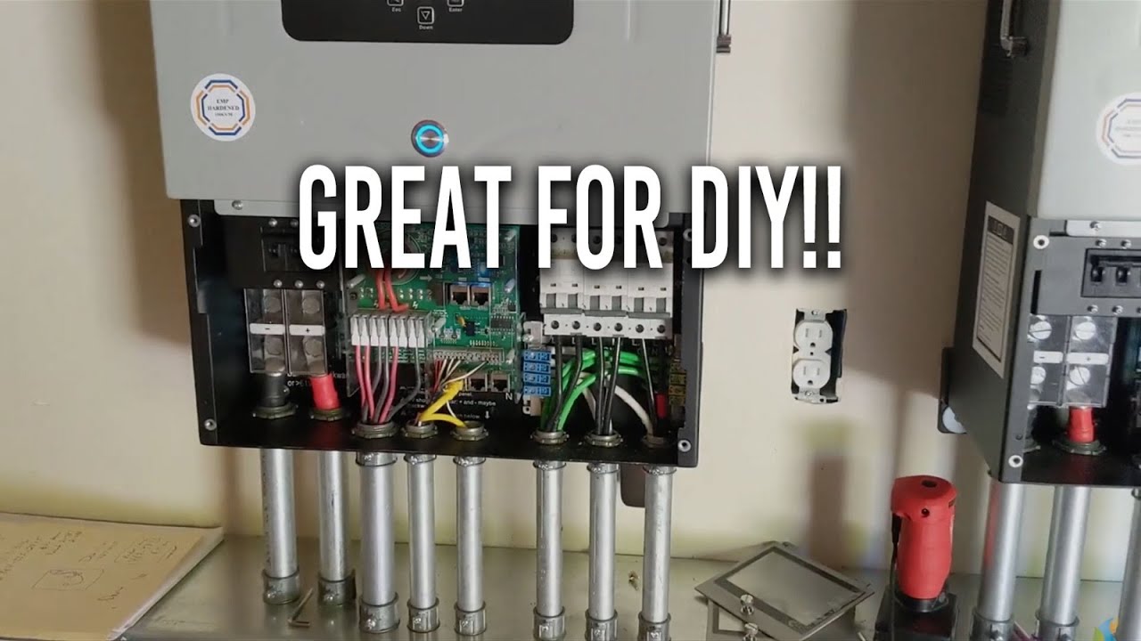 Sol-Ark 12k Off Grid Solar Inverter installation