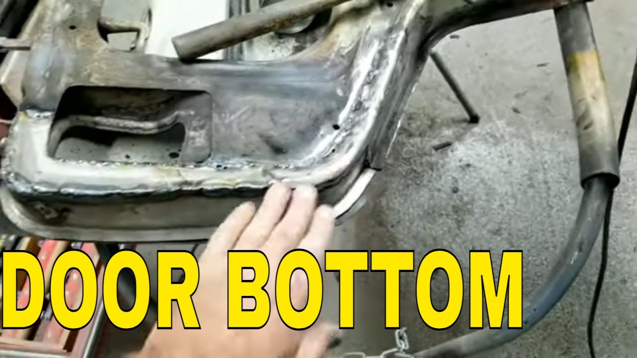 RESTORATION - VW BUS RESTORE - Front door - inner support panel repair section