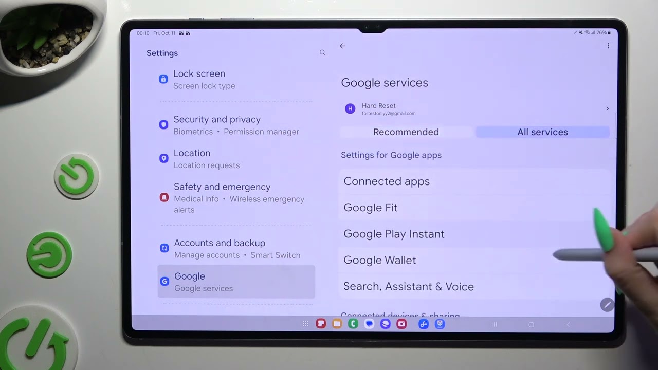 How to Disable Google Passwords Autofill on Samsung Galaxy Tab S10 Ultra 5G