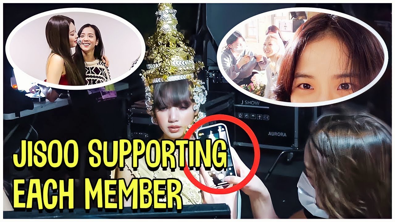 Blackpink Jisoo Supporting Each Member Solo Debut