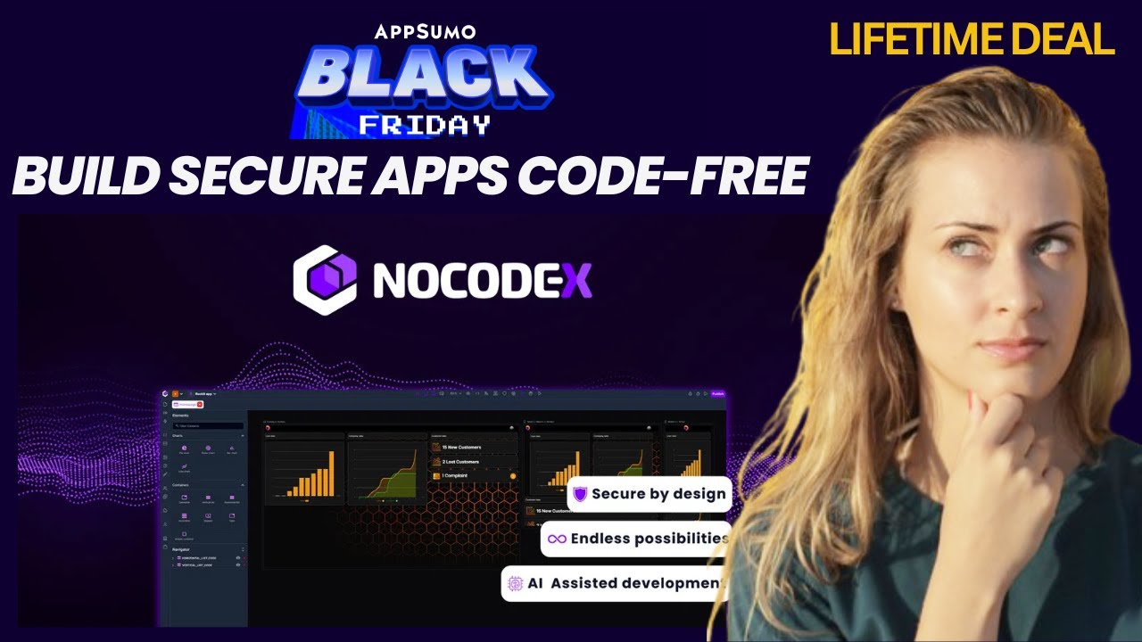 NoCode-X Lifetime Deal - AppSumo Black Friday 2025 - Build Secure, Full-Stack Web Apps with AI