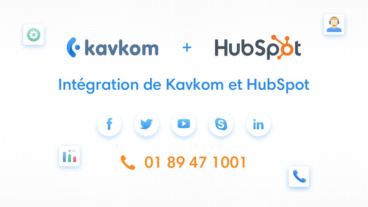 Comment configurer l'intégration HubSpot dans le CRM Kavkom