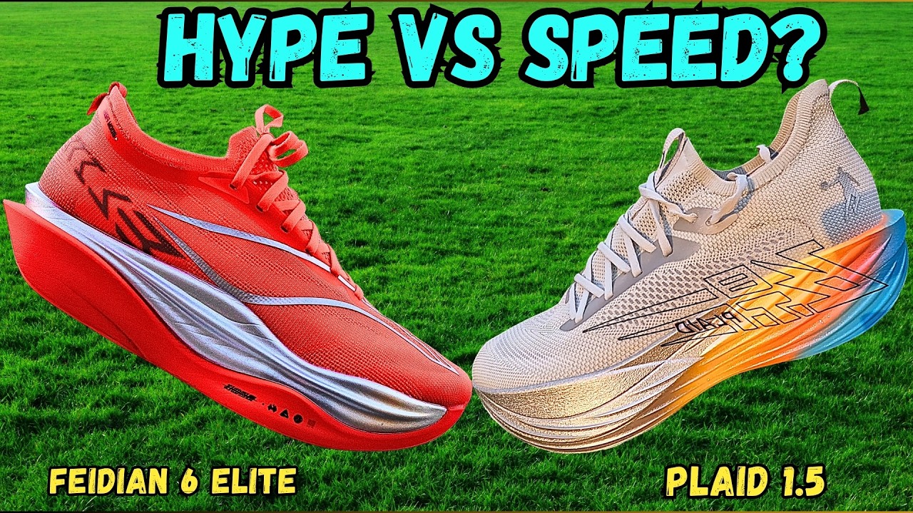 Li-Ning Feidian 6 Elite vs Plaid 1.5 — I Ran 10KM in Each (Results) #Feidian6elite #Qiaodanplaid1.5