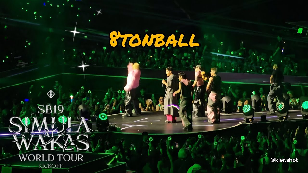 FANCAM: 8TONBALL SB19 SaW Kick Off Tour Day 1