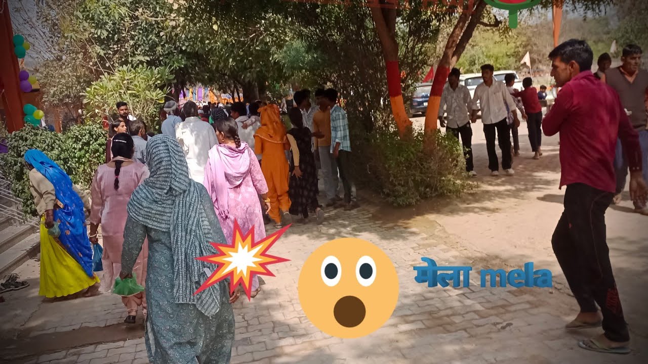🙏5 पिरो का मेला इतनी भीड़ 17 feb. 🤭महेंद्रगड जिला हरियाणा में #trending #vlogvideo 