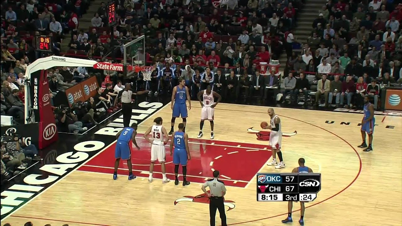 Bulls Highlights - Thunder at Bulls - 12/06/2010 - HD