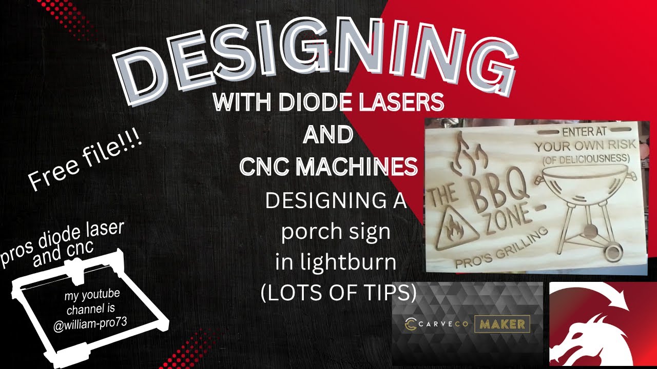 Laser Engrave your Own BBQ Masterpiece. With a free file!!!