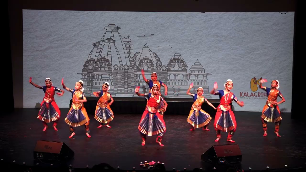 Sri Rama Chandra Kripalu - Bharatanatyam Dance by Kids in Canada (Jan 2026)
