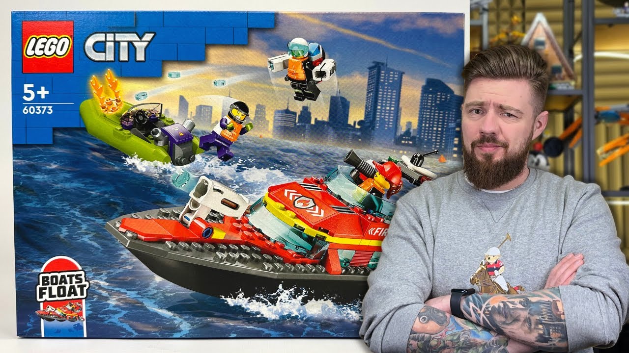 ŁÓDŹ STRAŻACKA 🧯 LEGO CITY 60373 RECENZJA