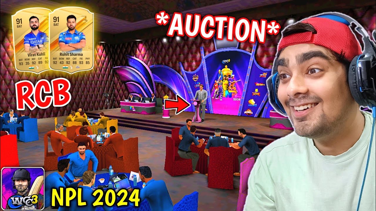 BUYING KOHLI, DHONI, ROHIT And More For *RCB In AUCTION* NPL 2024 WCC3