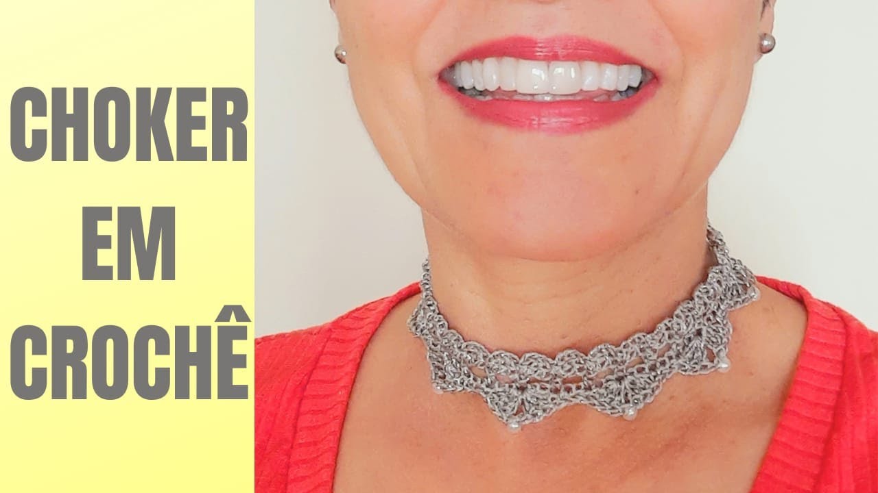 CHOKER / GARGANTILHA EM CROCHÊ
