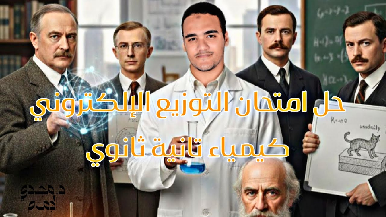 حل امتحان التوزيع الإلكتروني - مراجعة نوڤمبر | كيمياء تانية ثانوي 2026