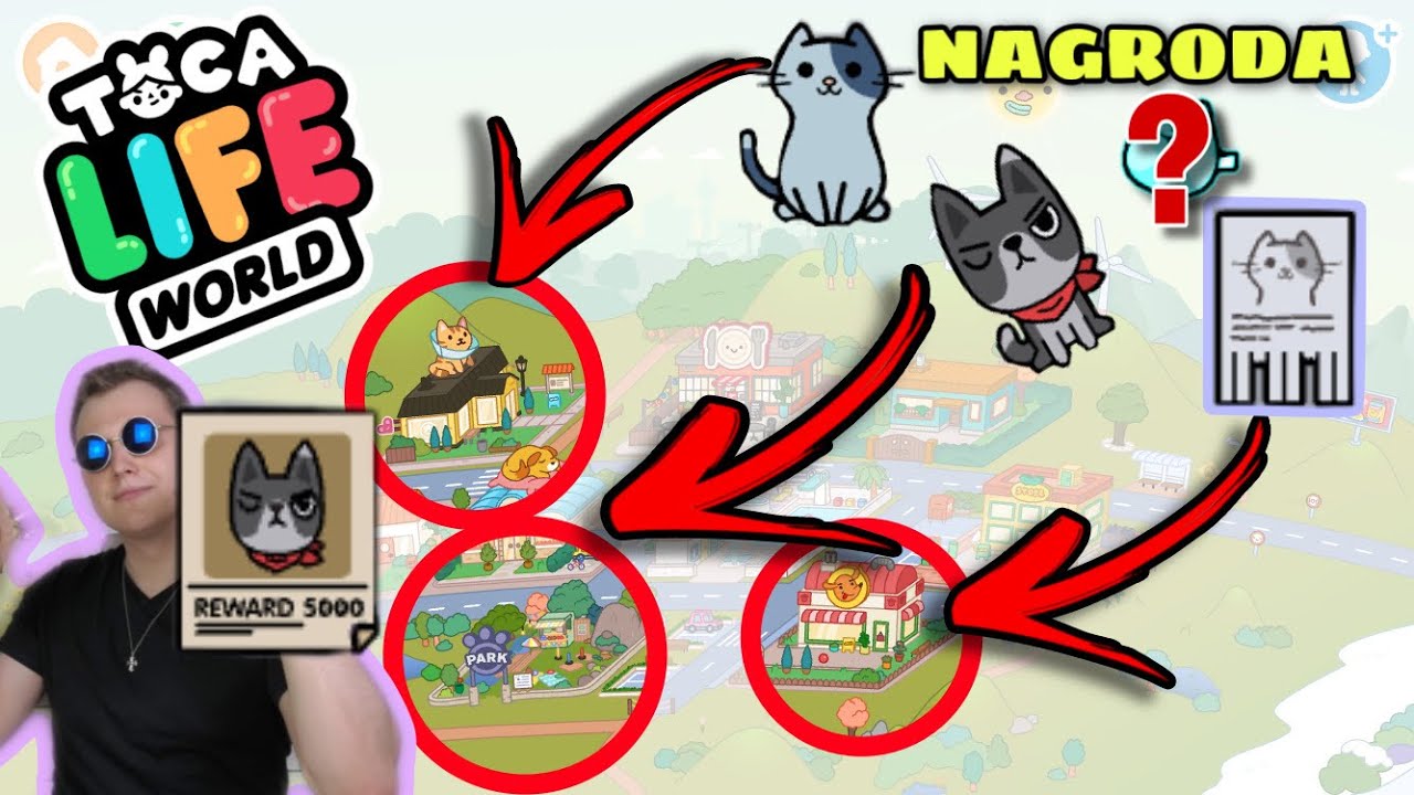 NAGRODA ZA ODSZUKANIE ZAGINIONYCH ZWIERZAKÓW 🙀NAJNOWSZE TRIKI I HAKI w TOCA 🙀 Odc.3