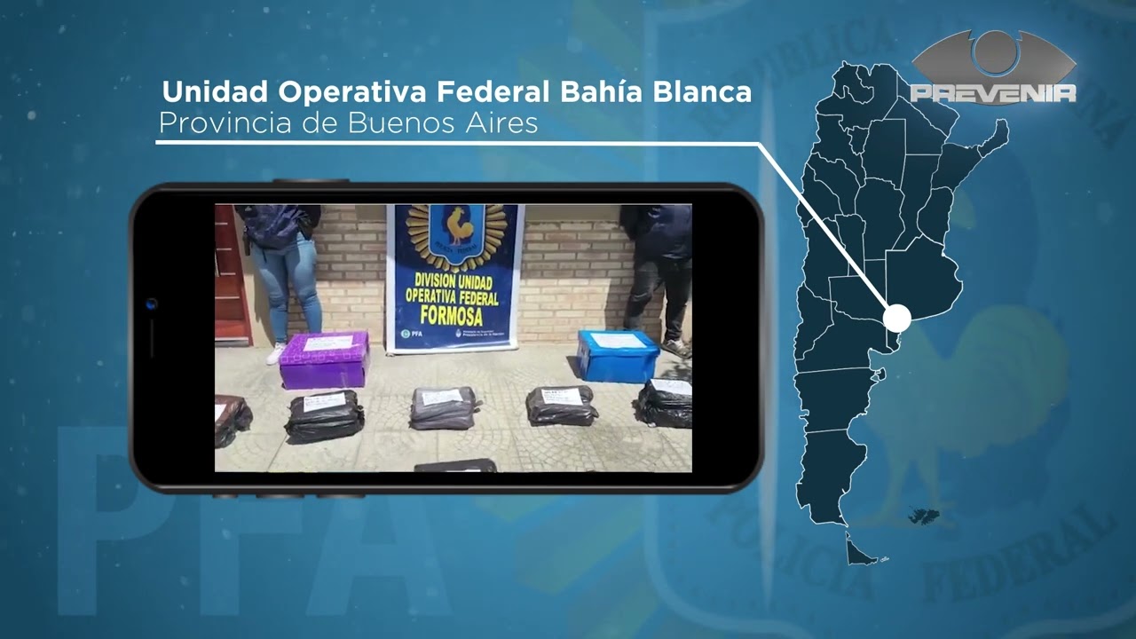 PREVENIR │ LA PFA DESBARATÓ UNA ORGANIZACIÓN CRIMINAL EN BAHÍA BLANCA