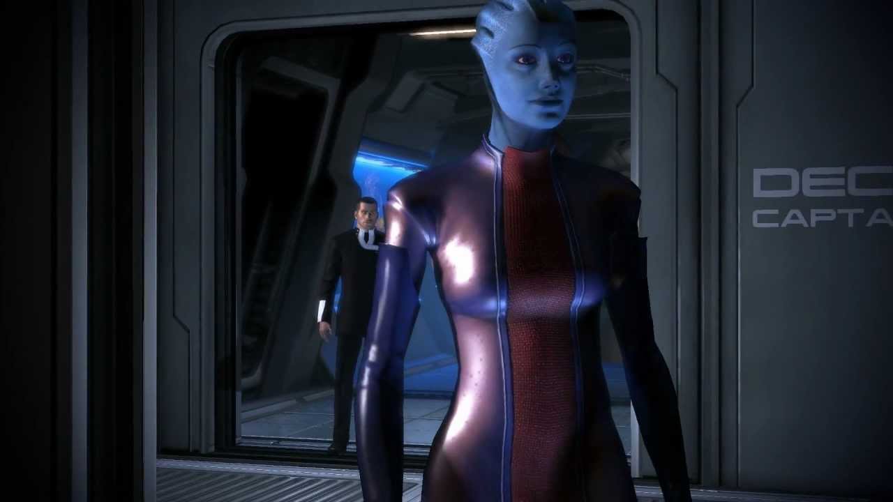 Mass Effect 2: Liara & M!Shep Romance: Lair of the Shadow Broker #5: Romance scene (version 2)