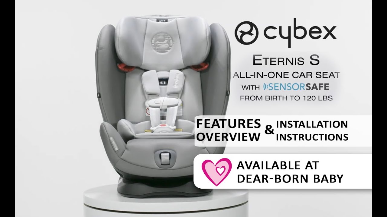 CYBEX Eternis S Convertible Car Seat Overview & Installation Video - Available at Dear-Born Baby
