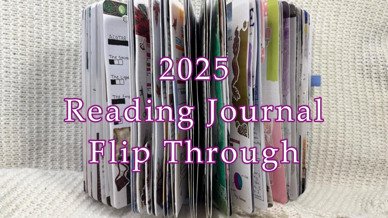 2025 Reading Journal Flip Through