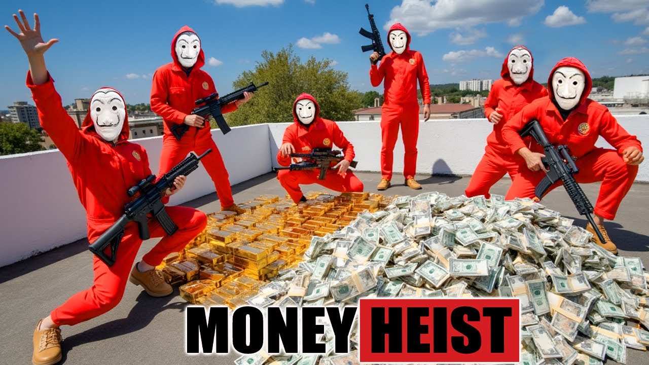 PARKOUR VS MONEY HEIST: Money Heist Break Into The Police Steal Money And Rescue The Boss | Epic POV