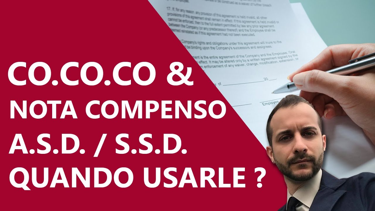SPORT : QUANDO USARE LA NOTA COMPENSO SPESE OPPURE IL CO.CO.CO. SPORTIVO - QUALI SONO LE DIFFERENZE