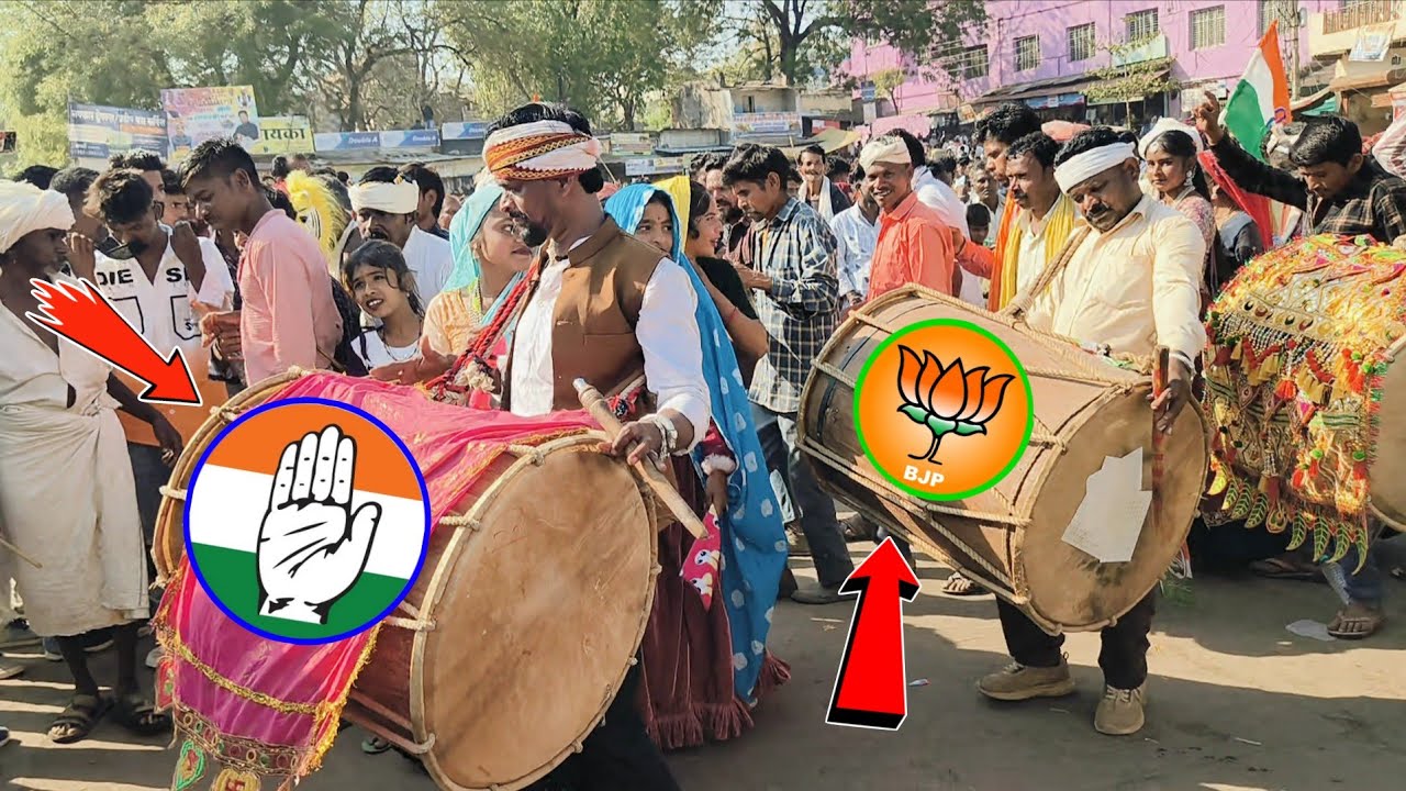 झाबुआ भगोरिया में कांग्रेस बीजेपी ने बड़ी धूमधाम से मनाया भगोरिया महापर्व 2026 