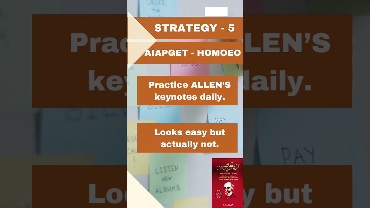 AIAPGET Homoeopathy | UPSC | MO | State PSC| Exam preparation | STRATEGY 5 | BHMS |  #homeopathy