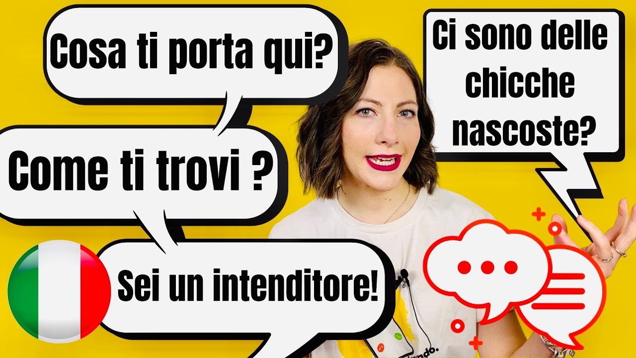 67 DOMANDE/FRASI per INIZIARE una CONVERSAZIONE in ITALIANO come fanno i MADRELINGUA in Italia! 🇮🇹