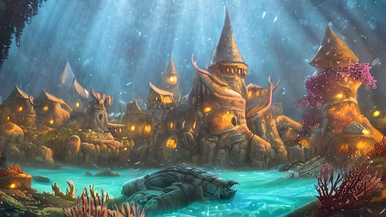 Ocean Mystery Music - Royal Merfolk Library ★925 | Fantasy, Magical